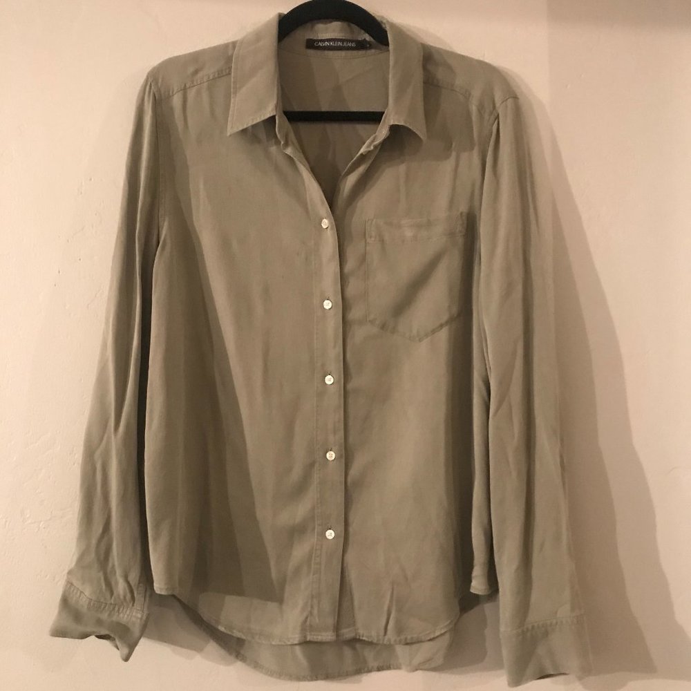 Calvin Klein Jeans Button Down Long Sleeve